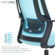 Крісло офісне OfficePro Harmony OC310-B-BL-BL
