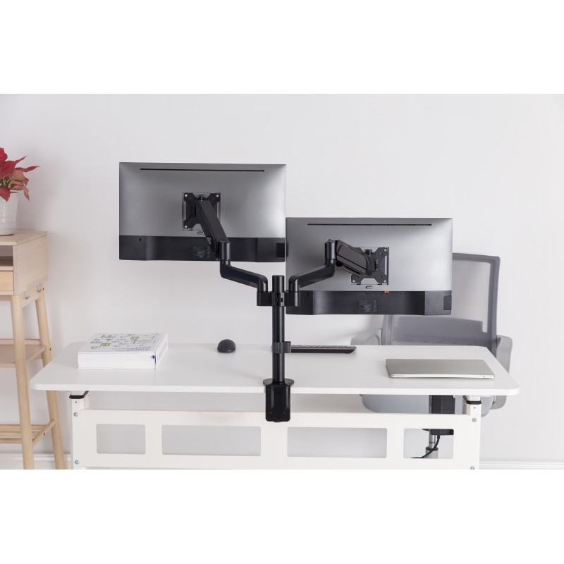 Настільне кріплення для двох моніторів OfficePro MA722B Black