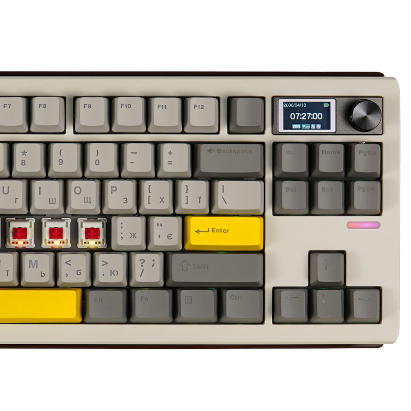 Клавіатура механічна бездротова EPOMAKER Shadow-S Mulan White (SHS-W-M)