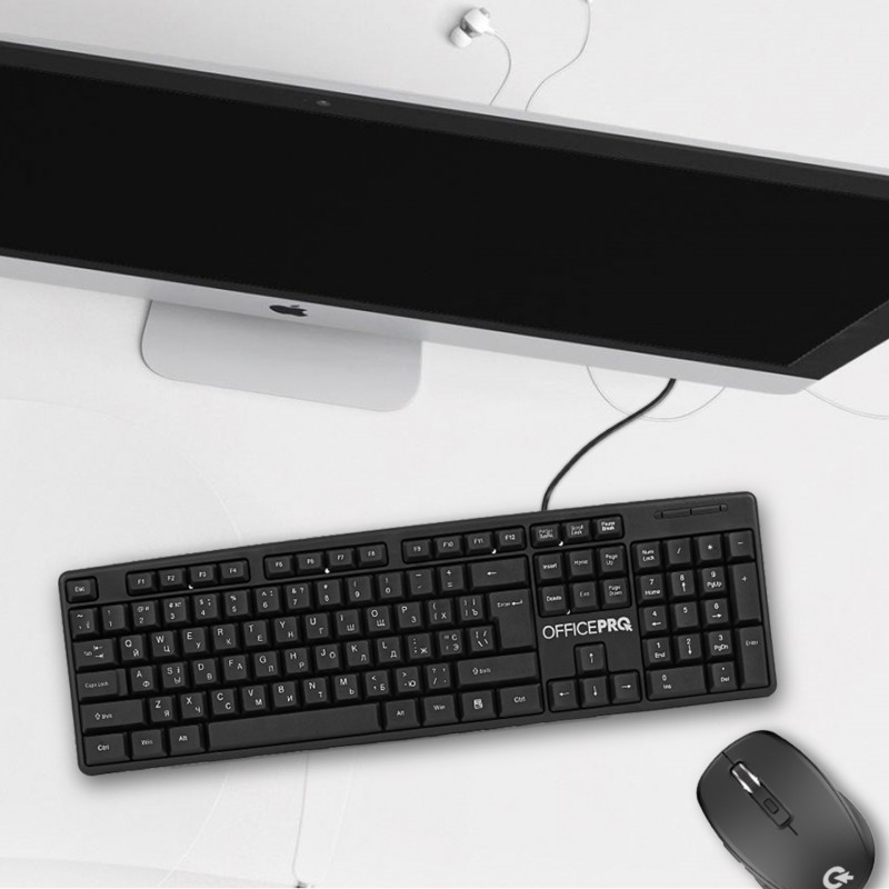 Клавіатура дротова OfficePro (SK166)