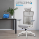 Крісло офісне OfficePro Balance OC620-W-LG-LG