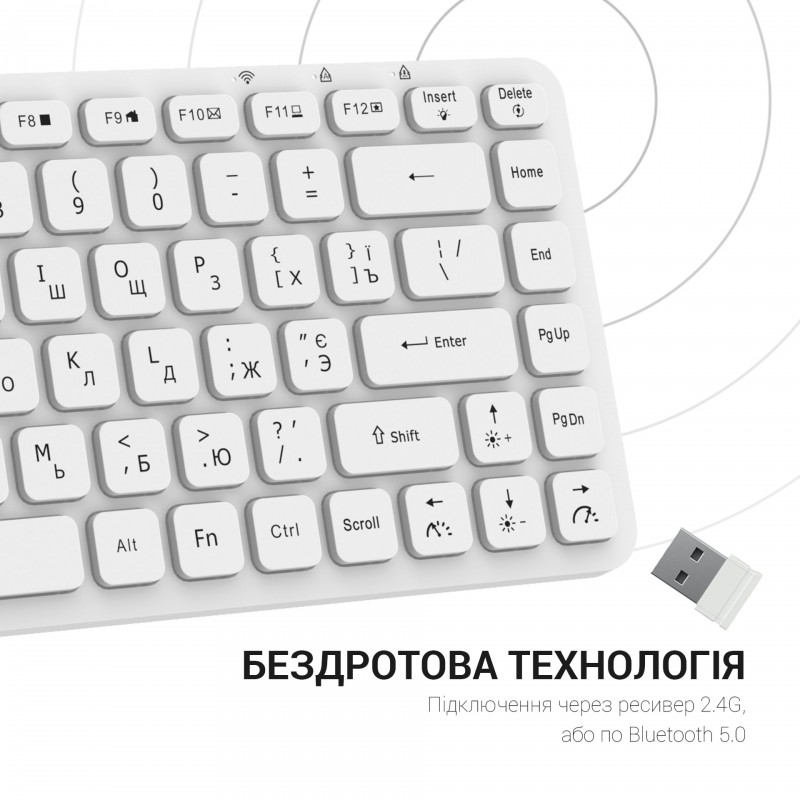 Клавіатура бездротова OfficePro (SK790W)