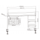 Настільна полиця-органайзер OfficePro DS253W 