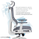 Крісло офісне OfficePro Elegant OC660-W-DG-DG