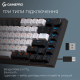 Бездротова механічна клавіатура GamePro Asgard Valhalla (MK160B Pro) 75% QLAB orange switches