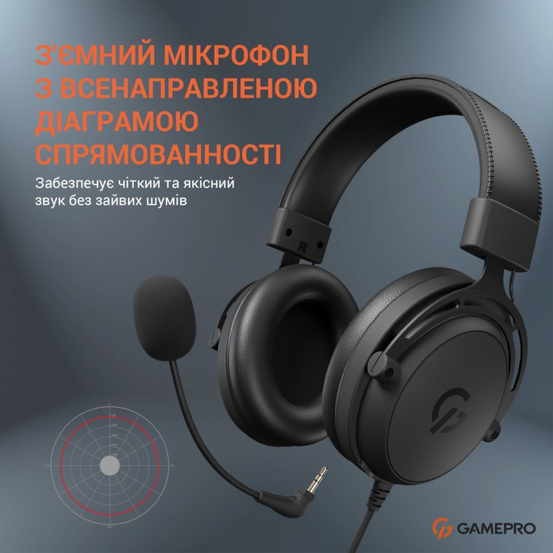 Гарнітура ігрова GamePro (HS1050)