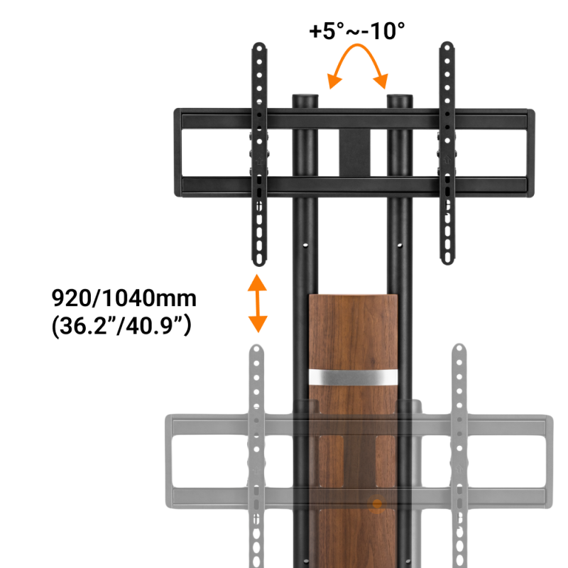 Стійка з кріпленням для телевізора OfficePro TVS433