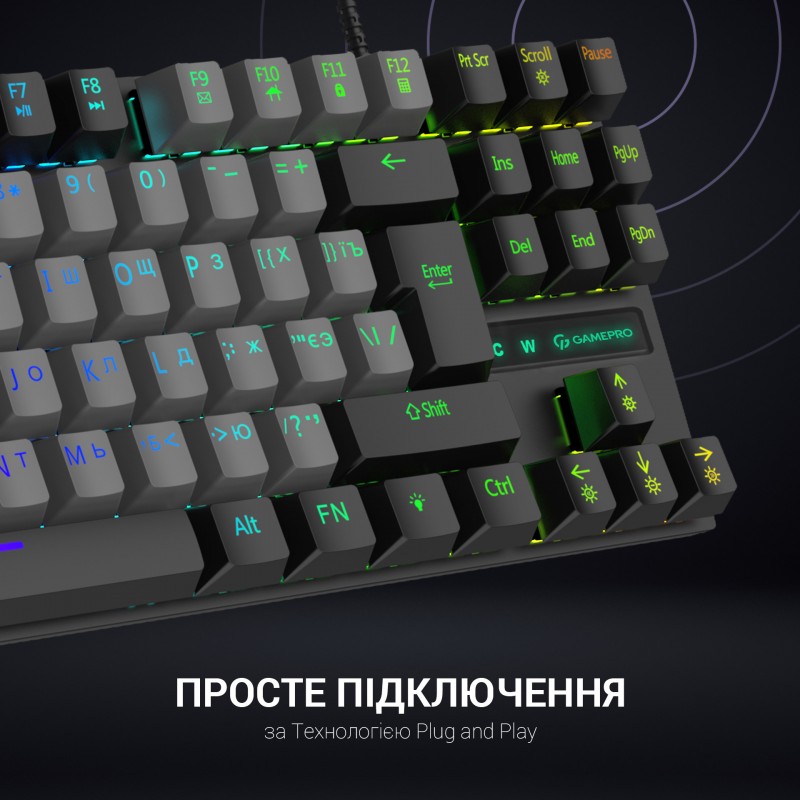 Клавіатура механічна GamePro MK100B
