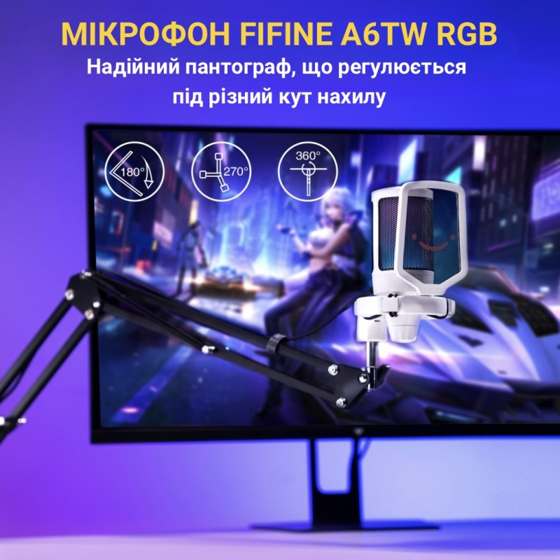 USB мікрофон Fifine A6TW