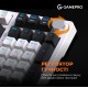 Дротова механічна клавіатура GamePro MK170W (Red) з Hot-Swap RGB White