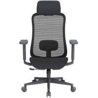 Крісло офісне OfficePro Wave OC670-B-B-B
