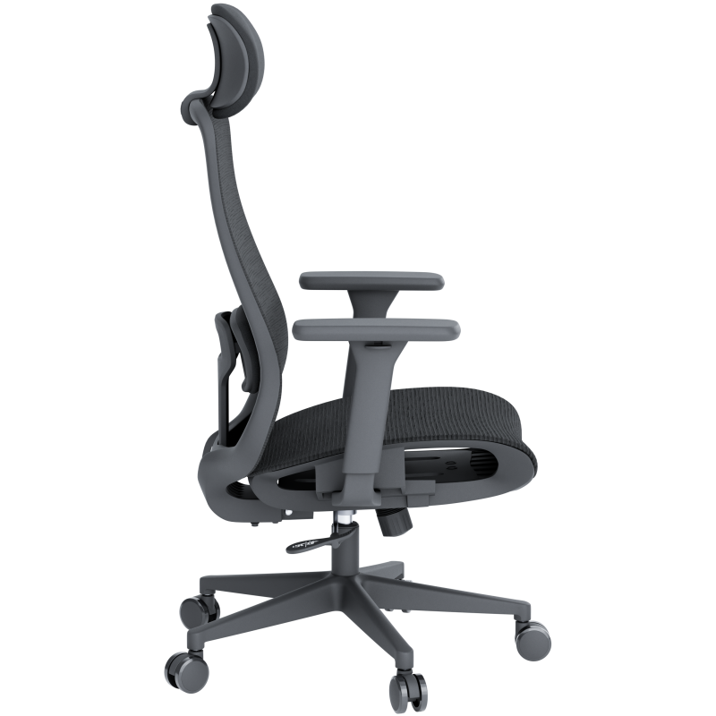 Крісло офісне OfficePro Wave OC670-B-B-B