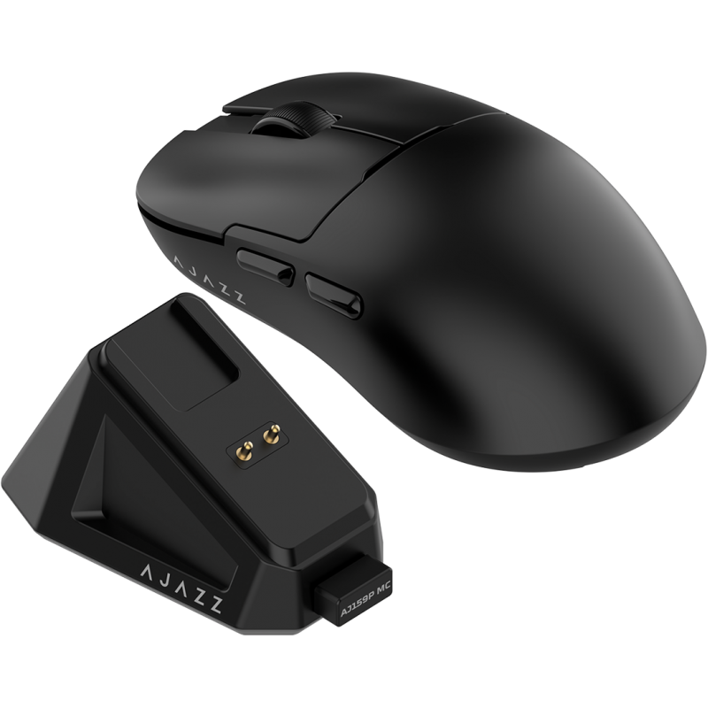 Ігрова бездротова миша Ajazz  AJ159P MC -3 Mod-Black-3311 Charging Dock