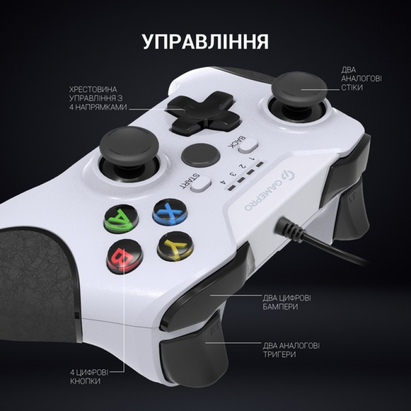 Провідний геймпад GamePro MG450W