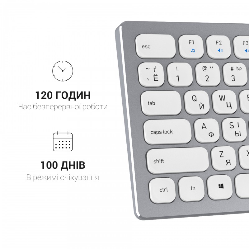 Клавіатура бездротова OfficePro (SK1550W)