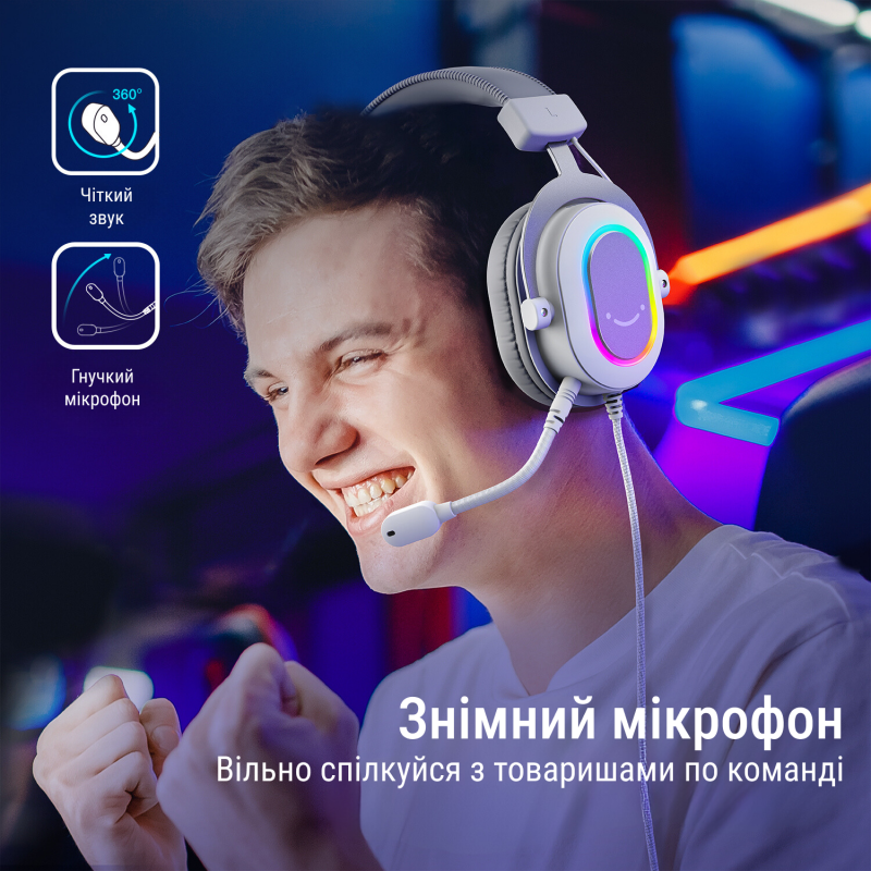 Гарнітура Fifine RGB H6W