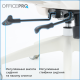 Крісло офісне OfficePro Skyline OC680-W-LG-LG