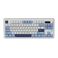 Клавіатура механічна бездротова Ajazz AK870 PLUS Murad Switch RGB Wireless/Bluetooth/USB White