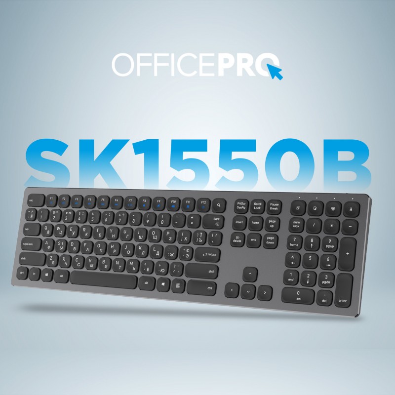 Клавіатура бездротова OfficePro (SK1550B)