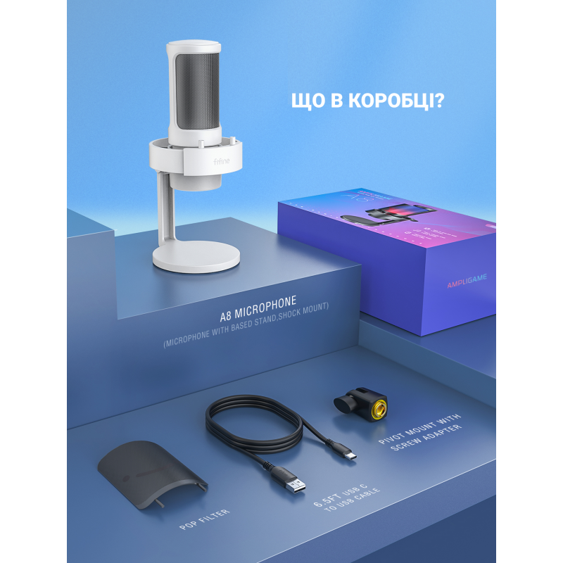 USB мікрофон Fifine A8W