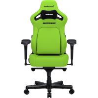 Крісло ігрове Anda Seat Kaiser 4 Cyber Green PVC Size XL