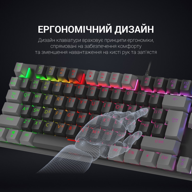 Клавіатура механічна GamePro MK105R