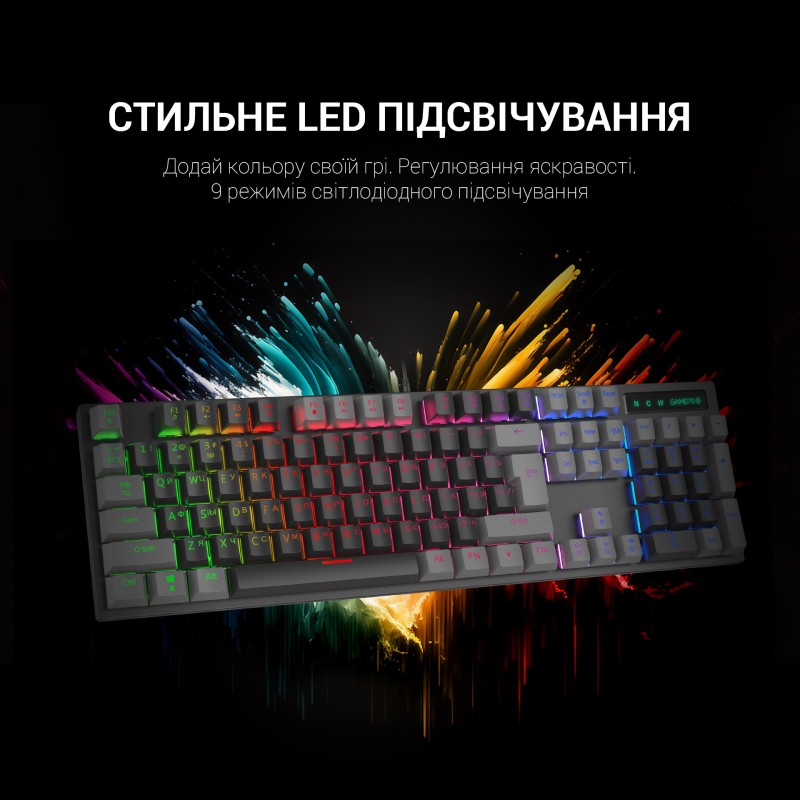 Клавіатура механічна GamePro MK105R