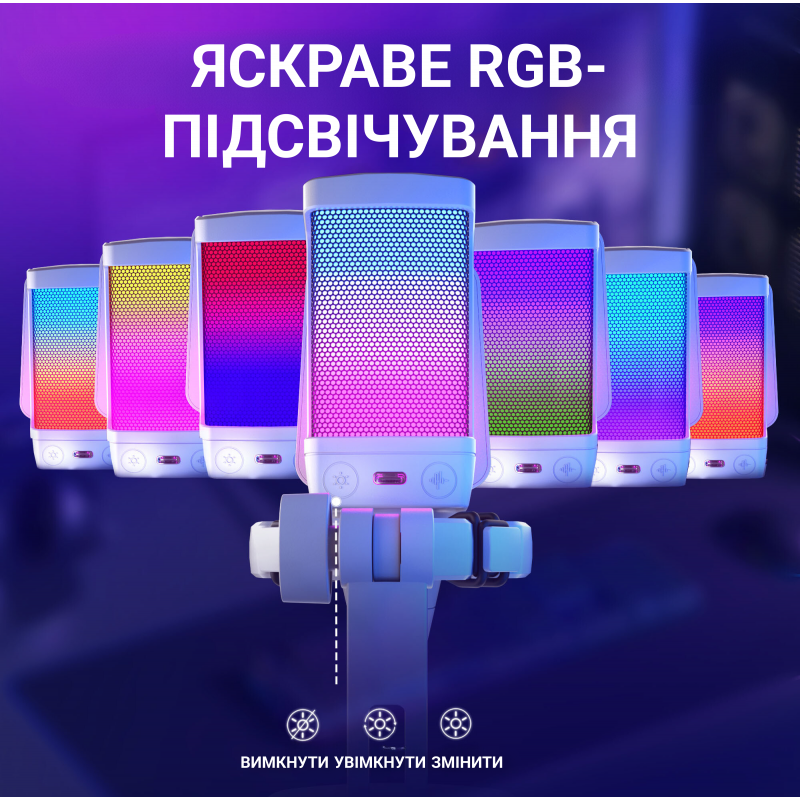 Мікрофон Fifine Q6W White