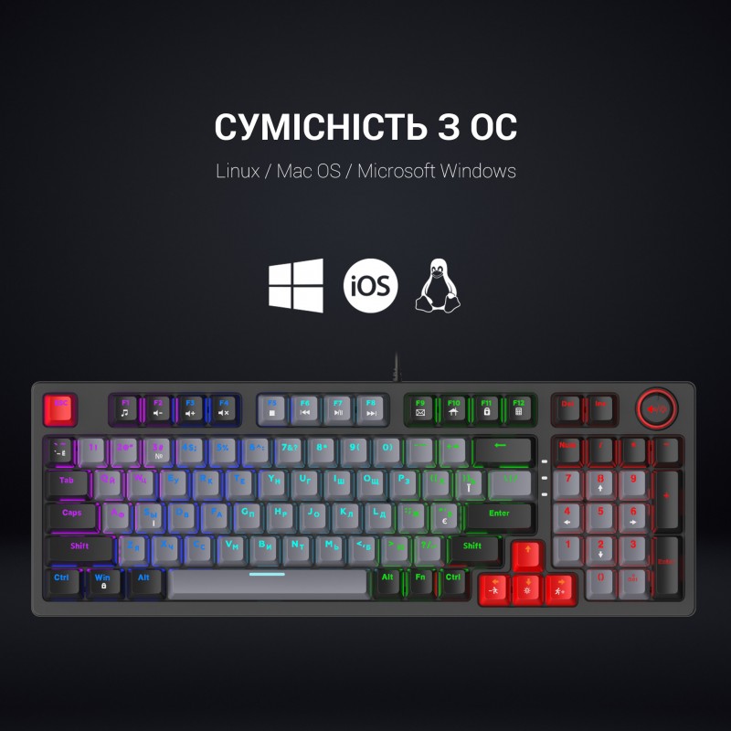 Клавіатура механічна GamePro MK120R