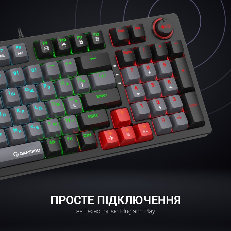 Клавіатура механічна GamePro MK120R