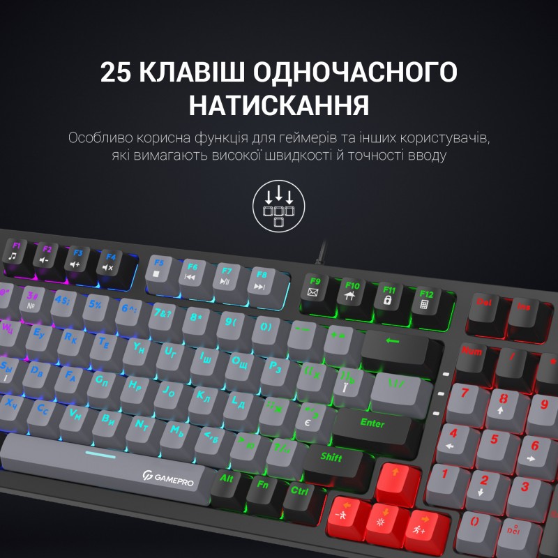 Клавіатура механічна GamePro MK120R
