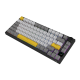 Бездротова механічна клавіатура Ajazz  AK820 PRO 75% Gift Switch Black RGB  (AK820PRO-G-BGY)