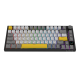 Бездротова механічна клавіатура Ajazz  AK820 PRO 75% Gift Switch Black RGB  (AK820PRO-G-BGY)