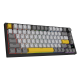Бездротова механічна клавіатура Ajazz  AK820 PRO 75% Gift Switch Black RGB  (AK820PRO-G-BGY)