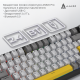 Бездротова механічна клавіатура Ajazz  AK820 PRO 75% Gift Switch Black RGB  (AK820PRO-G-BGY)