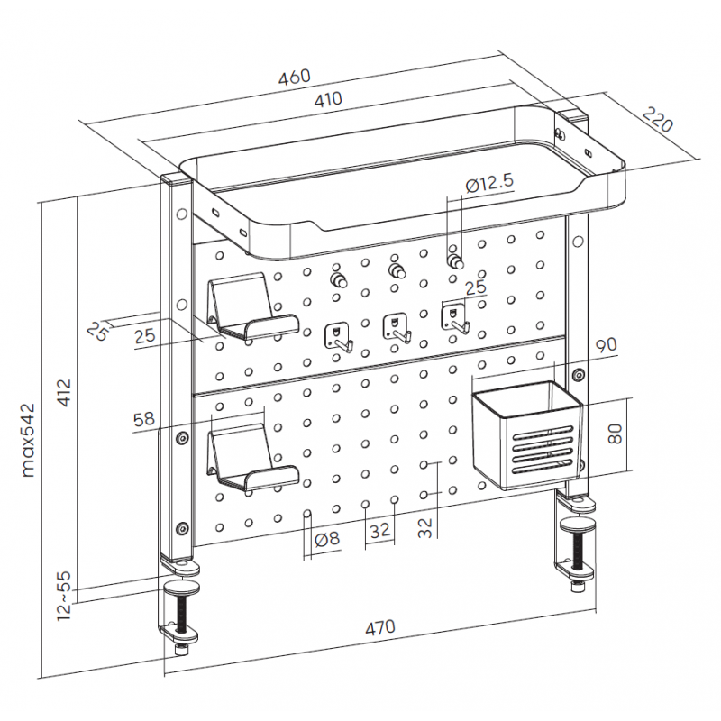 Настільний органайзер OfficePro DO1040B