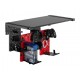 Настінна дошка-органайзер з полицею OfficePro WSO188 Black/Red
