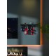 Настінна дошка-органайзер з полицею OfficePro WSO188 Black/Red