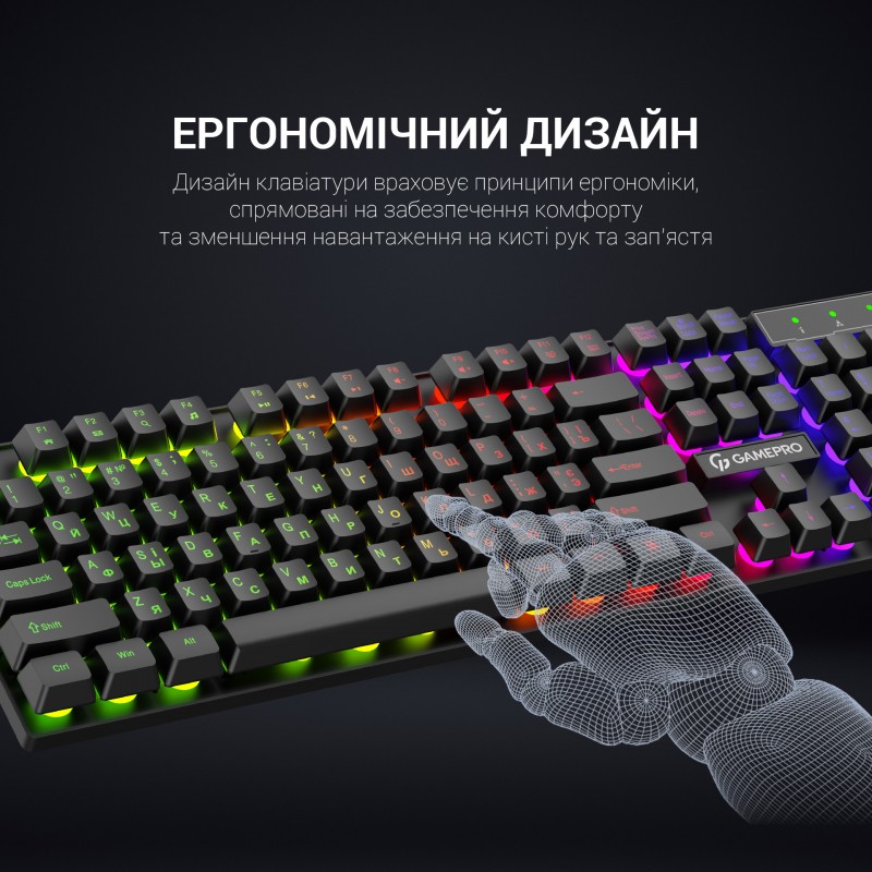 Клавіатура дротова GamePro GK296
