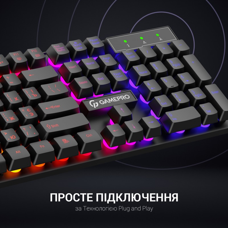 Клавіатура дротова GamePro GK296