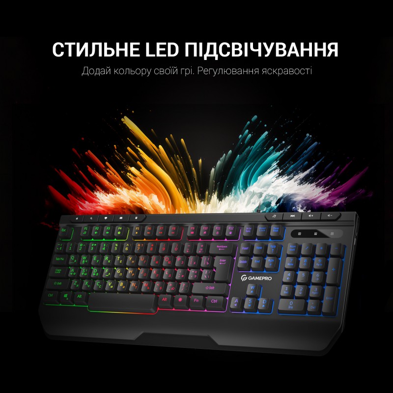 Клавіатура дротова GamePro GK550
